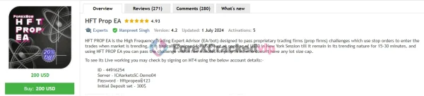 HFT Prop EA MT4 MQL5 Review-forex-cracked-vip