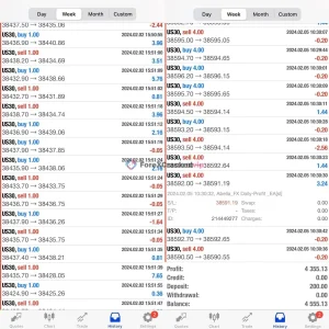 Abella Scalping Robot MT4 EA Result 2-2