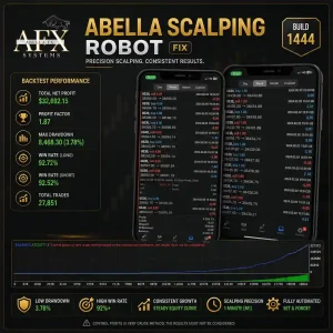 Abella Scalping Robot MT4 EA - US30 Scalper Logic 1471