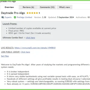 Daytrade Pro Algo EA v3.30 MT4 With Setfiles Download - Image 6