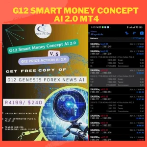 G12 Smart Money Concept AI 2.0 MT4 Download