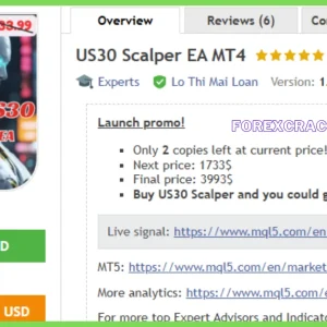 US30 Scalper EA MT4 V1.4 With Presets Download – Prop Firm Ready - Image 5