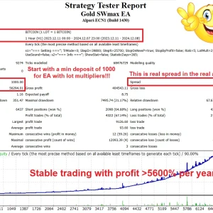 Gold SWmax EA MT4 v1.25 (Platform build 1441+) Download - Image 7