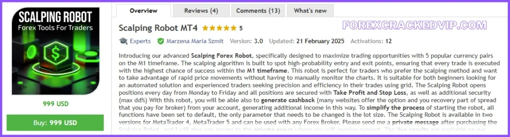 Scalping Robot EA V3.0