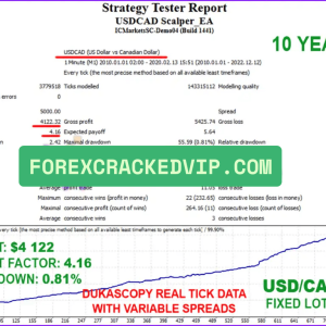 USDCAD Scalper EA MT4 with SetFiles (Platform build 1441+) Download - Image 3
