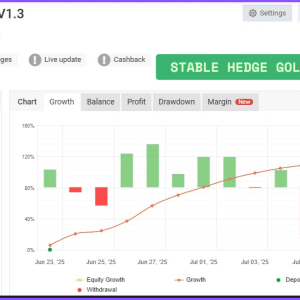 Stable Hedge Gold EA MT4 v1.3 Unlimited ( Build 1441+ ) Download 2025 - Image 3