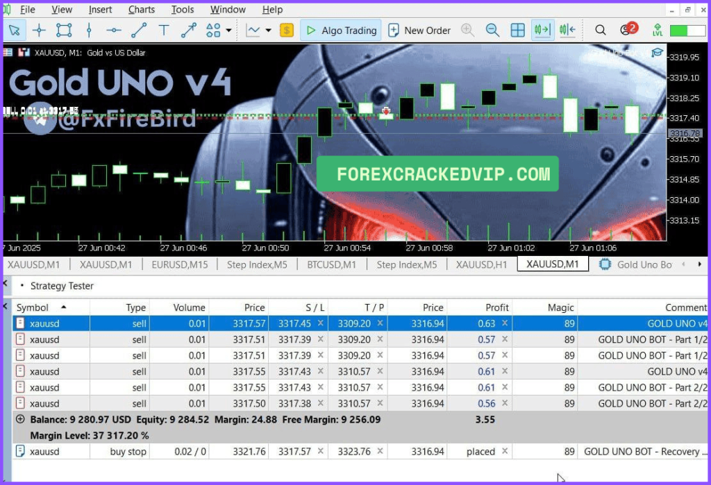 Gold Uno Bot MT5 client Review