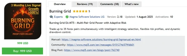 Burning Grid MT5