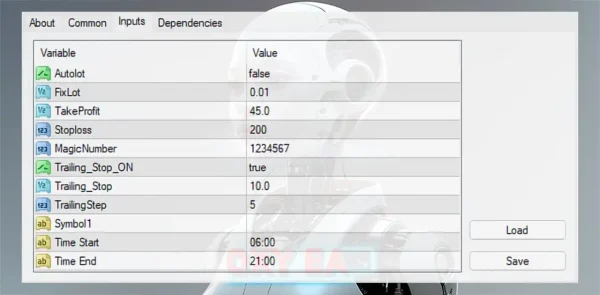 Oxy EA MT4 add SetFiles settings