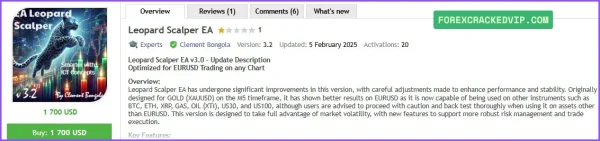 Leopard Scalper EA MT4 vendor