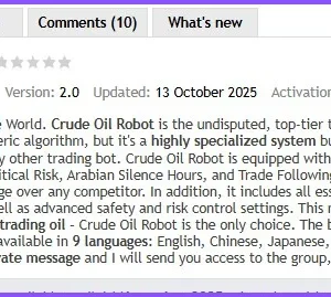 Crude Oil Robot MT4 – Latest original version - Image 3