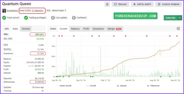 Quantum Queen MT5 myfxbook 03