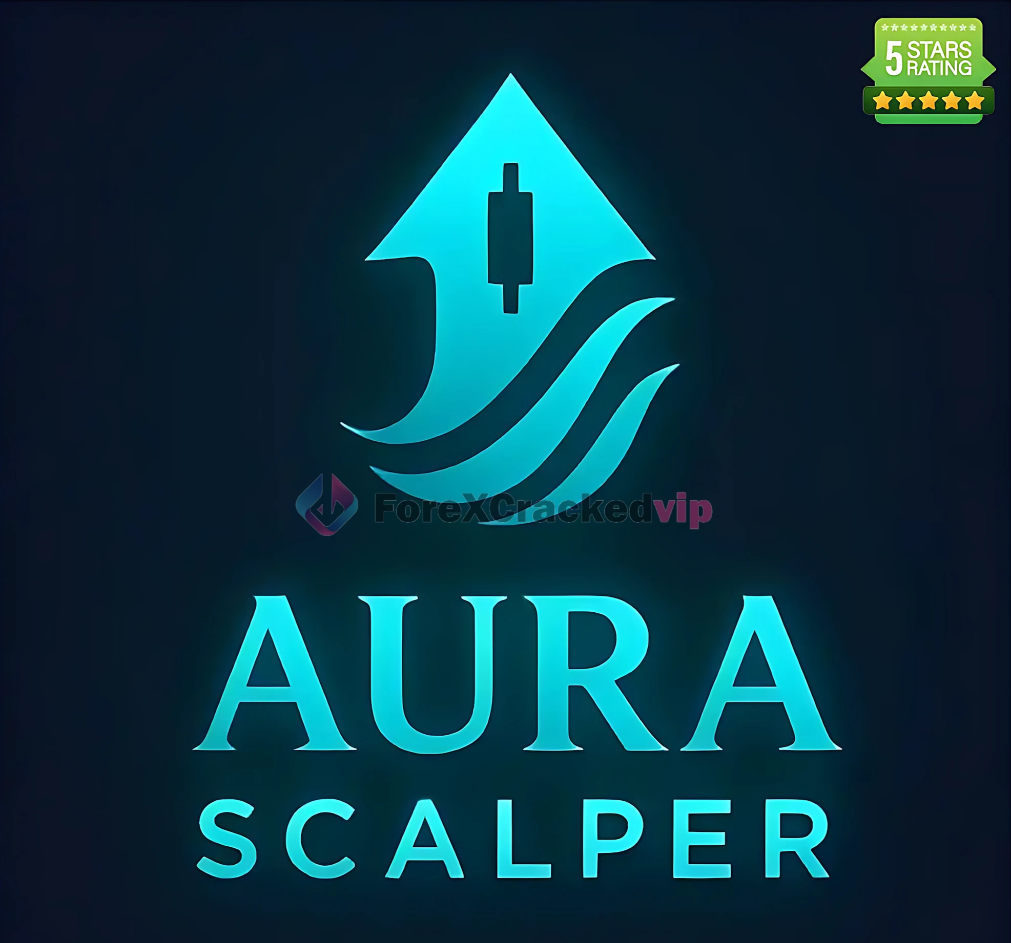 Aura Scalper Engine EA MT4 AI trading robot interface on chart