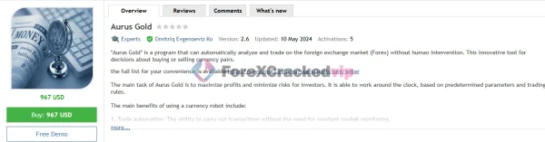 Aurus Gold EA MT4 MQL5 Review-forex-cracked-vip