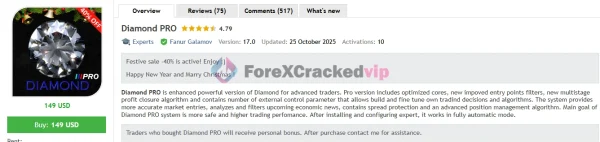 Diamond PRO MT5 EA MQL5 Review-forex-cracked-vip