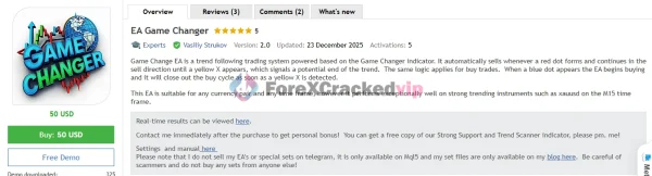 EA Game Changer MT4 MQL5 Review-forex-cracked-vip