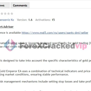 Gold Emperor EA MT4 V1.6 - Adaptive Gold Trading with Full Risk Control - Image 2