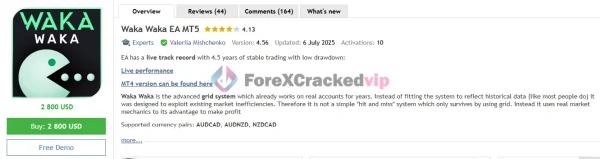 Waka Waka EA MT5 MQL5 Review-forex-cracked-vip