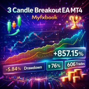 3 Candle Breakout EA MT4 With setfiles - Automated Forex Breakout Expert Advisor - Image 1