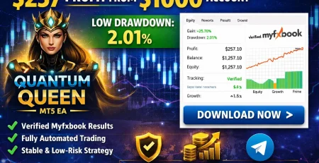 Quantum Queen MT5 EA Review – $257 Monthly Profit