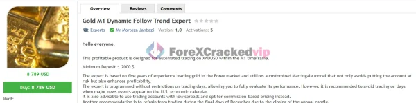 Gold M1 Dynamic Follow Trend Expert MT4 MQL5 Review-forex-cracked-vip