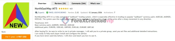 NorthEastWay MT5 EA MQL5 Review-forex-cracked-vip