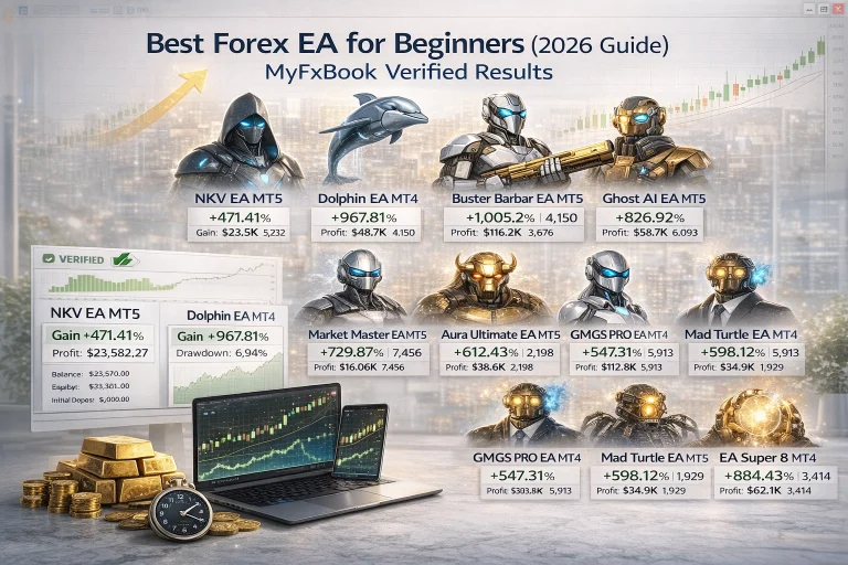Best Forex EA for Beginners (2026 Guide) MyFxBook Verified Results