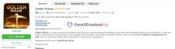 Golden Pickaxe EA MT4 MQL5 Review-13