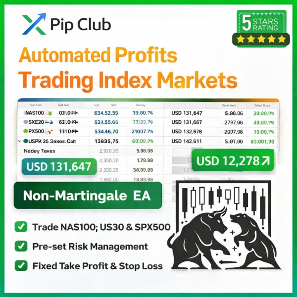 Pip Club Profit Max Pro EA MT5 V2.0 - No DLL | Unlimited Pip Club Profit Max Pro EA MT5 V2.0 - No DLL | Unlimited