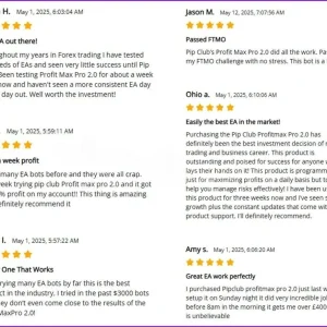 Pip Club Profit Max Pro EA MT5 User Review 2