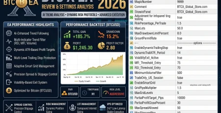 BTC X EA setting panel overview