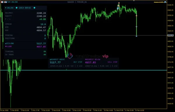 Gold House MT5 Backtest result 5