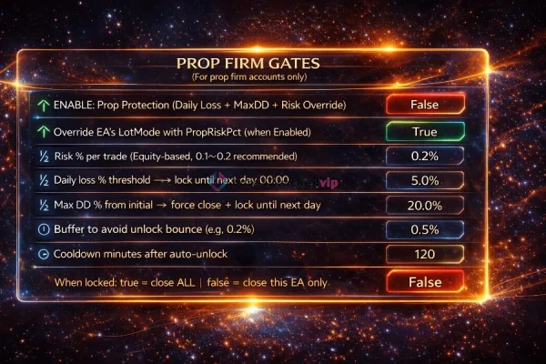 Gold Wave EA MT5 Prop Firm Gates