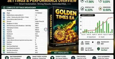 Golden Times MT4 EA Settings Explained (Full Guide)