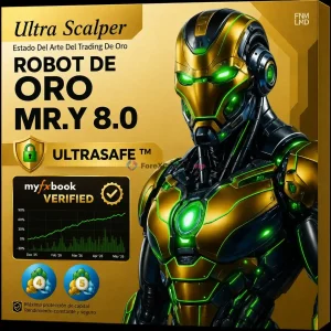 Robot De Oro Mr. Y 8.0 ULTRASAFE™ MT5 - MT5 - Myfxbook Verified and Low Drawdown