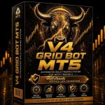 V4 GRID BOT MT5 - Myfxbook 4% Drawdown, 30% Monthly Gain My Tested SetFile