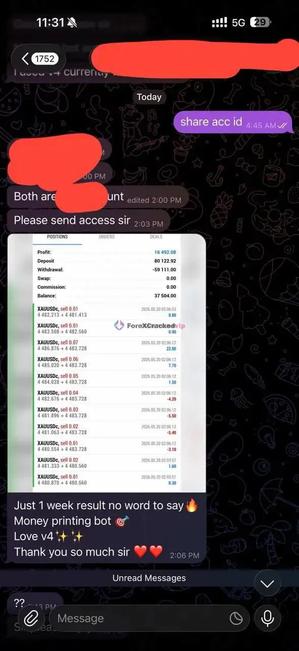 V4 GRID BOT MT5 Customer Review