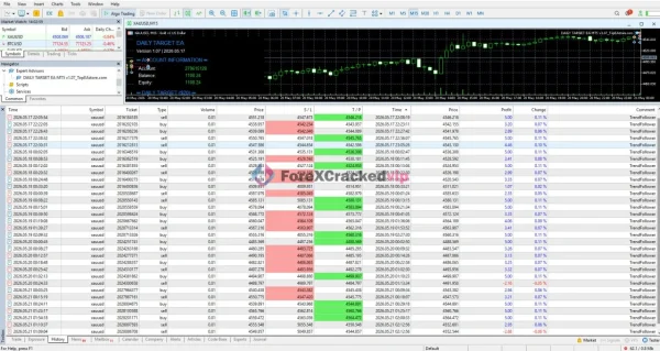 Daily Target EA MT5 Result