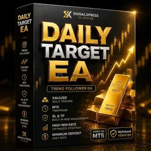 Daily Target EA MT5 V1.07 - Myfxbook Low Drawdown | My Honest Review - Image 1