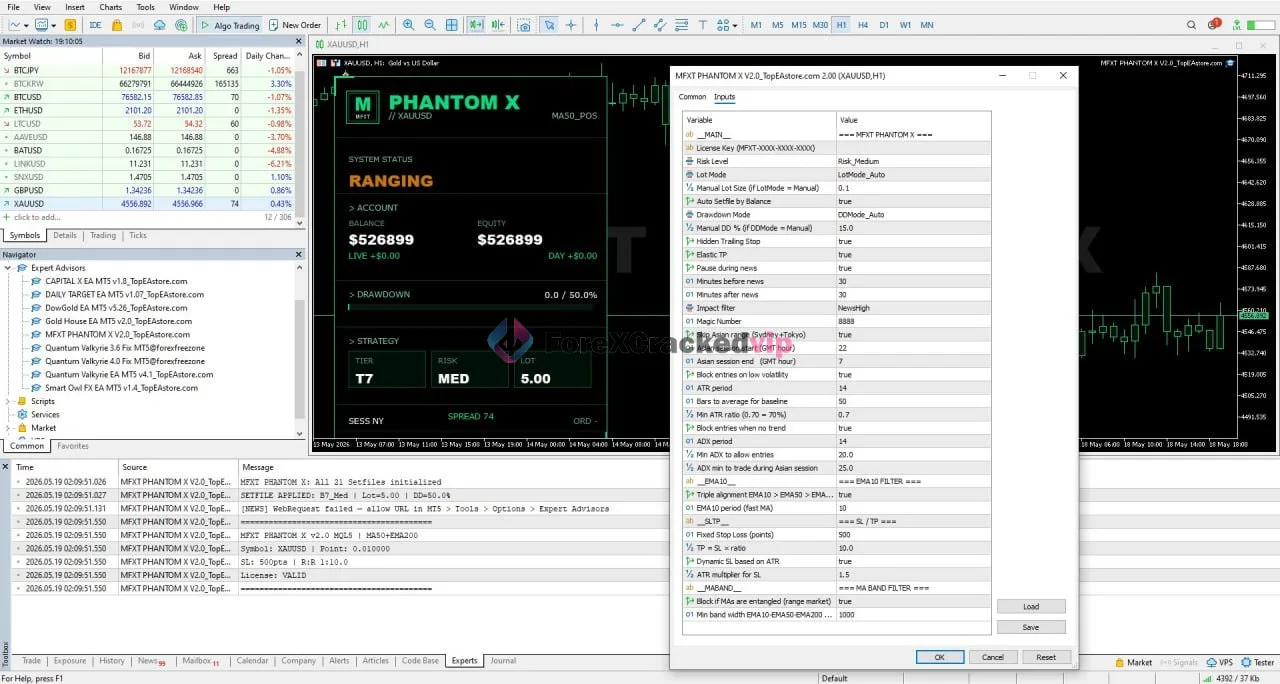MFXT PHANTOM X MT5 Result